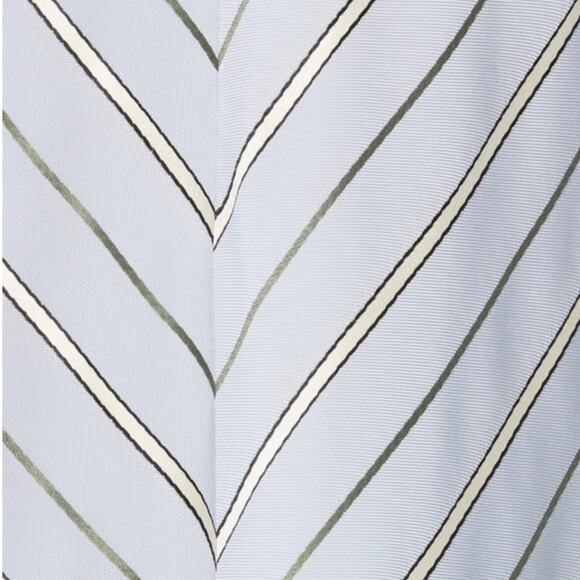 Lewit Chevron Stripe Midi Skirt Blue 18 - Picture 5 of 6